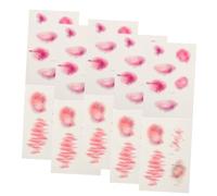 FOMIYES 10hojas Pegatinas De Tatuajes De Cicatrices Para Fiestas Accesorios De Maquillaje De Halloween Pegatinas Temporales Simulación De Heridas Tatuajes De Cicatriz De Broma Para Adultos