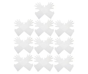 FOMIYES 10pares Bolsas Vacías Para De Manos Guantes Largos Hidratantes Para Mujeres Cubremanos Desechables De Transparente Para Spa De Manos