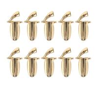 FOMIYES 10piezas Anillo Protector de Uñas Doradas de Aleación Anillos de Uñas Postizas para Joyería de Manicura Cubiertas Protectoras para Uso Diario de Mujeres