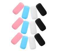 FOMIYES 12 Fundas de Silicona para Botellas de Viaje, Protectoras y Elásticas, Diseño Simple para Accesorios de Viaje y Botellas Rellenables de Gel y Champú