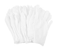 FOMIYES 12 Pares de Guantes de Algodón Elásticos y Transpirables para Hogar, Colección de Monedas y Uso Diario