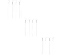 FOMIYES 12 Piezas cepillo de máscara resaltadores maquillaje con pincel iluminador pinceles de abanico para pintura acrílica mango largo cepillo para resaltar Esencia Revitalizante nylon