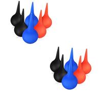 FOMIYES 12 Piezas orejera de goma bulbo de succión para bebés bola del bulbo del oído pelota orejas herramientas de limpieza apretar la bombilla para limpiar el oído caucho