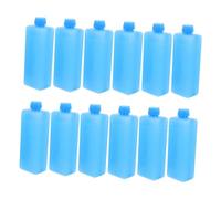 FOMIYES 12 Piezas Paquetes de Hielo Reutilizables para Ventiladores de Aire Acondicionado, Cubitos de Hielo Pequeños y Ligeros, Bloques de Congelación Portátiles para Camping, Hogar y