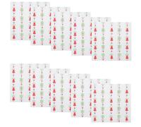 FOMIYES 120 Piezas Servilletas Navideñas Desechables Servilletas Papel Tema Campanas Vibrantes Cena Navideña