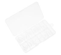 FOMIYES 120 Piezas Uñas Postizas Transparentes Consejos para Uñas de Cobertura Completa Accesorios para Manicura para Fiestas y Uso Diario para Mujeres