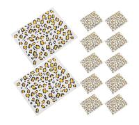 FOMIYES 12pieza Pegatinas Decorativas de Leopardo Tatuajes Temporales Estampado de Leopardo Tatuajes Corporales Falsos Purpurina para Halloween y Fiestas de Disfraces Seguros Piel