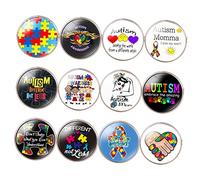 FOMIYES 12piezas De Anillo Abierto De Anillo Temática De Autismo De Cumpleaños Para Accesorio De Disfraz Sin Cerrar