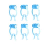 FOMIYES 12piezas Pinzas Hogar Tapones Convenientes y Accesorios Nasal Fijación Para y Ejercicios De Respiración Azul