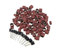 FOMIYES 132piezas Tambores De Lijado y Bandas De Lijado Para Taladro De Uñas Juego Profesional Para Manicura y Pedicura Compatible Herramientas Rotativas