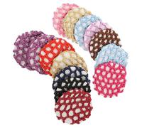 FOMIYES 14piezas Redecilla De Ganchillo Para Moños Para Danzar y Accesorio Para Mujeres Para Aeromozas y Profesionales Del Ballet