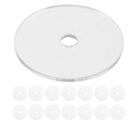FOMIYES 15 Piezas Llavero Colgante de Mini Disco de Plástico Resistente para Decoración de Coche y Bolso Diseño Retro y Temática Musical para Aficionados la Música
