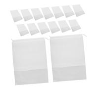 FOMIYES 15 Piezas Zapatos de Viaje Transparentes con Cordón Organizadores de Almacenamiento No Tejidos Resistentes al Polvo para Zapatos Ropa y Juguetes Bolsa Portátil para Equipaje y