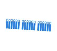 FOMIYES 18 Piezas para Mango de Mopa Antideslizantes para Colgar Fundas Texturizadas para Varillas de Escoba y Barras de Alcance de Accesorios para Baño Cocina y Lavandería Azul
