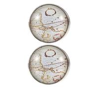 FOMIYES 1par Gemelos De Vintage Para Camisas De Esmoquin Accesorios De Moda Para Hombres Cufflinks Redondos De Retro Para Trajes De Negocios