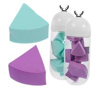 FOMIYES 2 Cápsula Botella Belleza Huevo bb cream bbcream bocanada esponja de ducha de esponja vegetal junta soplo en forma de abanico soplo de polvo facial Poliuretano hidrofílico