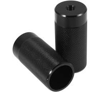 FOMIYES 2 Estribos Traseros Antideslizantes para Bicicleta de Aleación de Aluminio Accesorios Compactos Resistentes al Desgaste Clavijas Plegables Pequeñas para Patinete y Bicicleta