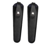 FOMIYES 2 Fundas Protectoras para Tijeras, de Piel de Ganado, Ligeras y Seguras, para Almacenamiento y Transporte