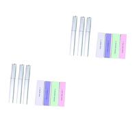 FOMIYES 2 Juegos 7 Piezas Suministros Para El Del Pie Caso De Archivo Herramienta De Lima De Uñas Lima De Uñas De Cristal Lima De Uñas De Acrílico Florero Bobina Manual