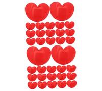 FOMIYES 2 Juegos Apósito Adhesivo Pequeños En Forma De Corazón Para Heridas Pequeño Vendaje Adhesivo Vendajes Transpirables Para Heridas Vendas Impermeable Rojo 50 Uds * 2