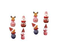 FOMIYES 2 Juegos Bolsa Navideña De Manzanas Bolsas De Galletas as De Malla Mini as Almacenaje as De Almacenamiento a De De Dulces a Con Cordón Colorful 4 Uds * 2