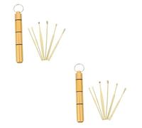 FOMIYES 2 Juegos De Herramientas Para Recoger Oídos Limpiador De Oídos Exquisitos Limpiadores De Cera Para Los Oídos Kit De Eliminación De Cera Para Los Oídos Kit De Limpieza De Cera
