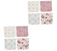 FOMIYES 2 Juegos de Minibolsas de Maquillaje de Piel Sintética con Cierre a Presión Portátiles para Viaje 4 Unidades