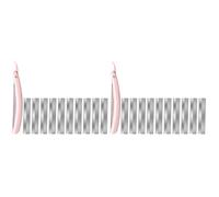 FOMIYES 2 Juegos de Removedor de Viaje Herramientas Faciales Portátiles para Cejas Recortadora de Acero Inoxidable Plegable Maquinillas de Afeitar Plegables Afeitadora de Cejas Belleza