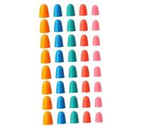 FOMIYES 2 Juegos Dedil De Silicona Cubierta De La Punta Protector Consejo Dedo Del Pie Guantes De Uñas Gel Cubre Protección Para Puntas Mitones Sin Dedos Clavos Paraca Caucho 20 Piezas * 2
