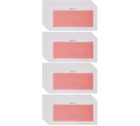 FOMIYES 2 Juegos Papel Encerado Cera Depilatoria Depilación Tiras De Facial Tiras De Corporal as De Para Depilar La Cara as De Para La Cara Rojo 12 Piezas * 2