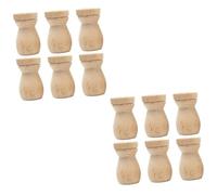 FOMIYES 2 Juegos Reutilizable Colgante Difusor De Perfume Difusores Aceites Oleos Essenciais Essential Oils Colgante De Botella De Perfume De Madera Difusor De Aceite Pequeño 6 Piezas * 2