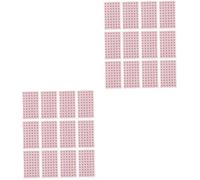 FOMIYES 2 Juegos Semillas De Espiga Vaccaria Acupuntura Auricular Tabla De Acupuntura Semillas De Prensa De Oído Prensa Vaccaria Semillas De Oreja Acupuntura Del Oído Rosa 600 Piezas * 2