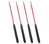 FOMIYES 2 Pares de Palos de Diábolo de Fibra de Vidrio Sólidos de 44,5 Cm con Mango Antideslizante y Cabeza de Cobre Equilibrada para Malabarismo y Acrobacias de Fitness