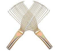 FOMIYES 2 Peines para Cuidado y Lana de Acero Portátil, Seguros para Perros, Ideales para Mantenimiento y Cría de Seres Vivos, Estilo Aleatorio