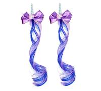 FOMIYES 2 Piezas Accesorios Para Pelucas Para Pequeño Clips Horquilla Día Chicas Cabello Patas Precioso Pasador Adorno Para El Pelo De Niña Pasador De Dibujos Animados Blue