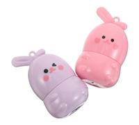 FOMIYES 2 Piezas Bálsamo Labial con Diseño de Conejo Hidratante y Cambio de Color Cuidado Labial para Mujeres para Cumpleaños y Fiestas Fácil de Llevar y Alisa Líneas de Labios