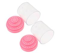 FOMIYES 2 Piezas Caja De Almacenamiento Para Brocas De Uñas Soporte Para Brocas De Uñas Orificios Expositor Para Uso