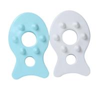FOMIYES 2 Piezas de Herramienta de Masaje Facial Gua Sha Raspador Facial para de Meridianos Corporales Suministros de Masaje de Puntos de Acupuntura