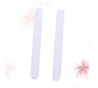 FOMIYES 2 Piezas De Lima De Uñas Profesional Lima De Uñas Y Pulidor De Uñas Juego De Esmalte De Uñas Lima De Uñas De Doble Cara Bloque De Lijado De Manicura Blanca Kit De Uñas De Gel