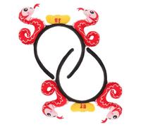 FOMIYES 2 Piezas Diadema De Felpa Con Forma De Serpiente Diademas De Serpiente Disfraz De Diadema Para Mujer Bandas Para La Cabeza De Las Mujeres Diademas Para Mujeres El Plastico Rojo
