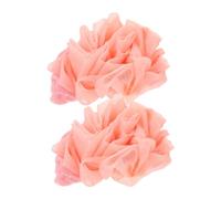 FOMIYES 2 Piezas Esponjas de Baño Exfoliantes de Malla con Diseño Colgante Secado Rápido Producción Rica para Cuidado de Baño Familiar