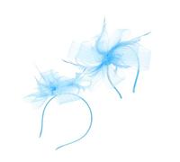 FOMIYES 2 piezas Fascinadores de Malla Retro para Novias Accesorios Elegantes de Azul para de y Despedidas de Soltera Diseño Artesanal