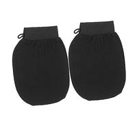 FOMIYES 2 Piezas Guantes Exfoliantes Guantes De Baño De Lufa Guante De Ducha De Yute Guante De Ducha De Baño Guante Exfoliante Coreano Manopla Baño Toallita De Baño Spa Seda Artificial