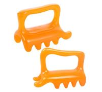 FOMIYES 2 Piezas Herramienta de Masaje Manual para Cuello y Hombros Bastón de Dual para de Nudos Musculares Raspador Muscular Portátil para Autocuidado y Relajación Muscular