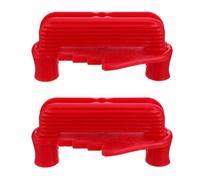FOMIYES 2 Piezas Herramienta Manual de Marcado para Carpintería Precisión y Alta Fiabilidad, Calibre Abs Rojo para Juntas de Pasador y Líneas de Referencia para Taladrar