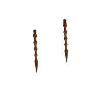 FOMIYES 2 Piezas lápiz de acupuntura para pies skincare skin care masajeadores de manos varita de masaje guasha masajeador de pluma de punto de acupuntura manual rostro herramienta