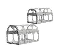 FOMIYES 2 Piezas Mini Caja Del Tesoro Estuche De Obsequio Forma De Cofre Del Tesoro Caja De Obsequio Interesante Para Dulces Estuche Creativo