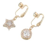 FOMIYES 2 Piezas perforación del ombligo piercing del ombligo Joyería de perforación del botón del vientre Golden