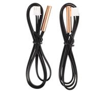 FOMIYES 2 Piezas Sensores de Temperatura para Aire Acondicionado Cabezal de Cobre 10k, Sonda Termistor 39 Cm, Accesorio Compatible para Reparación y Medición Precisa en Color Aleatorio