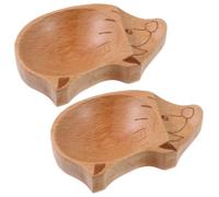 FOMIYES 2 Piezas Soporte de Madera para Palillos Estilo Japonés, Plato